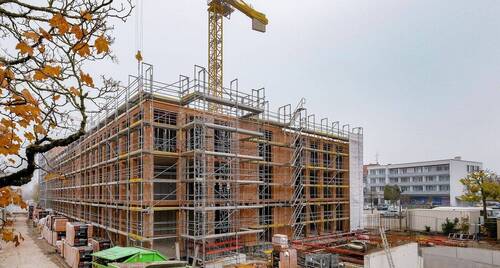 Bauarbeiten in vollem Gange - 