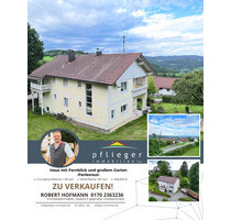 Haus mit Fernblick und großem Garten - Perlesreut