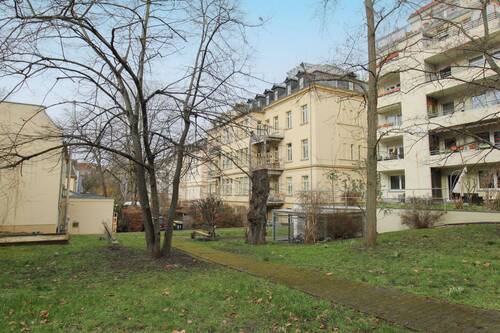 Hofansicht - 3-Raum-ETW mit Balkon & Aufzug in der beliebten Südvorstadt