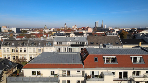 Ausblick Nachbarschaft - 3 Zimmer Etagenwohnung in Leipzig