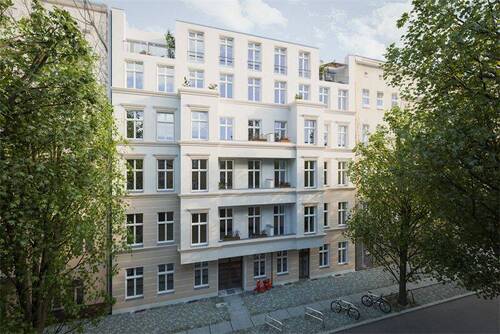 Hausansicht - Altbauwohnung mit Hofgarten in Laufweite zum KaDeWe