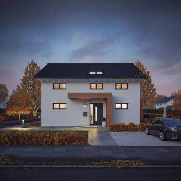 Hausansicht - Freie Grundrissplanung für Ihr Haus - Bauen mit massa haus - Andrea Pohl