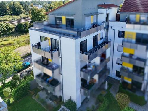 Blick zur Wohnung - 2 Zimmer Etagenwohnung zum Kaufen in Rosenheim