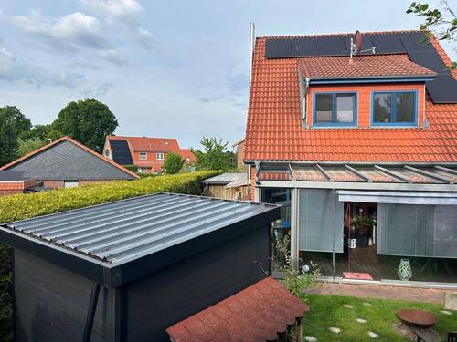 Gartenblick zum Haus - 