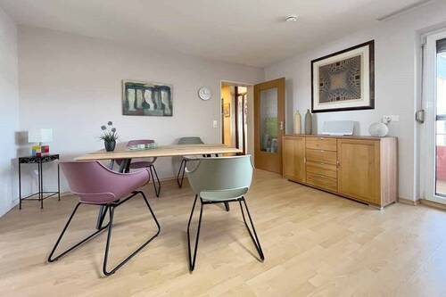 Essbereich im Wohnzimmer - 