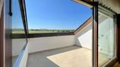 Kürzlich sanierte Dachterrasse mit West-Ausrichtung - 