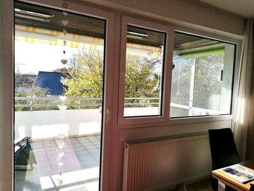 Essbereich mit Balkon - 