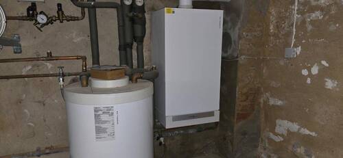 Gasheizung im Keller - 