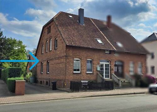 Nord Ansicht - Attraktive Doppelhaushälfte in Stadthagen