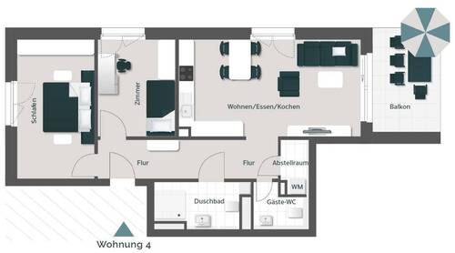Wohnung 4 - 