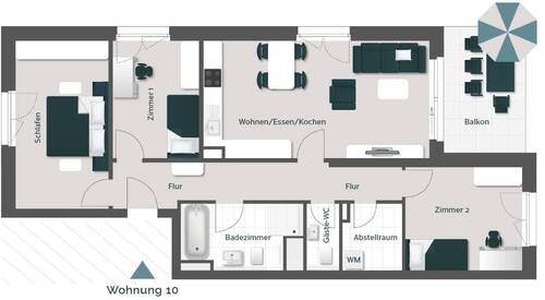 Wohnung 10 - 