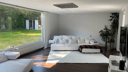 Wohnzimmer - 4 Zimmer Bungalow zum Kaufen in Straßlach-Dingharting