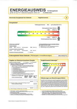 Energieausweis - 