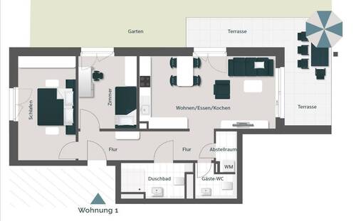 Wohnung 1 - 