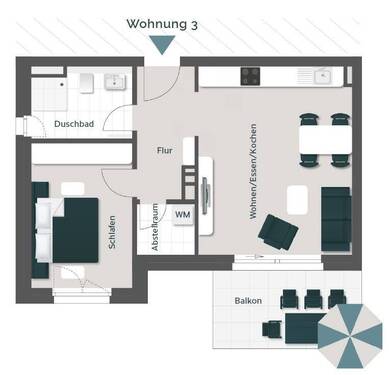 Wohnung 3 - 
