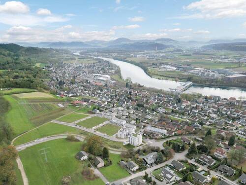 Luftbild Nord - Etagenwohnung mit 82,00 m&sup2; in Bad Säckingen zum Kaufen