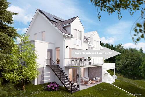 Ansicht - Doppelhaushälfte mit 136,00 m² in Renningen / Malmsheim zum Kaufen