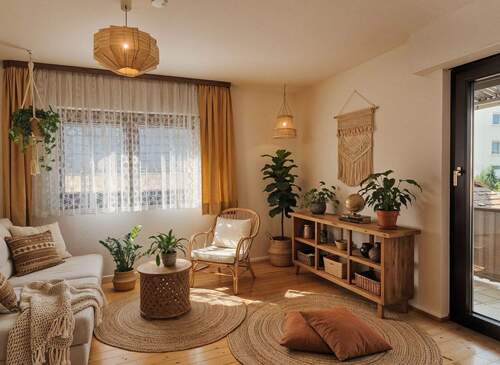 Zimmer Einrichtungsbeispiel (KI-generiert) - 