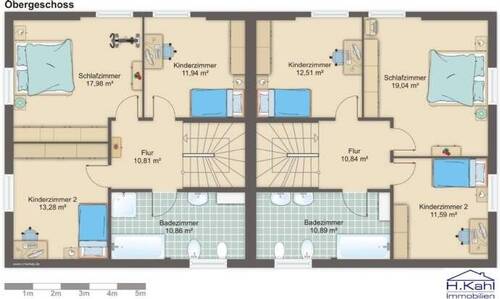 Obergeschoss - 4 Zimmer Doppelhaushälfte in Wacken