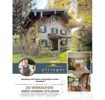 Blockhaus mit Anbau und großem Garten - Haarbach Oberthambach