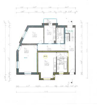 WE 1+2, EG.jpg - Weißenfelser Straße 41 - geräumige Zweiraumwohnung im Erdgeschoss