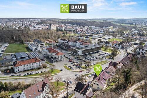 Luftaufnahme - 6 Zimmer Mehrfamilienhaus, Wohnhaus zum Kaufen in Sigmaringen