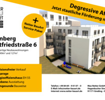 19 Eigentumswohnungen 6350-6500€m² Whg. 6, Gleißhammer, St. Peter - Nürnberg St Peter