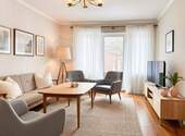 Wohnzimmer - (KI generiert) - 2 Zimmer Terrassenwohnung in Kiel