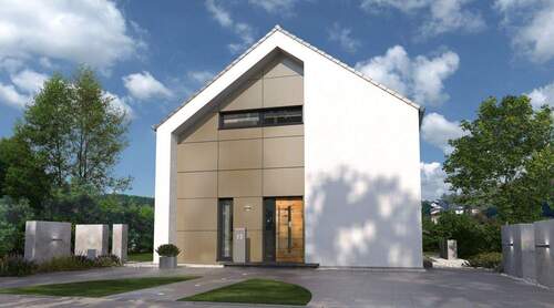 Ansicht Eingang Trespa - 