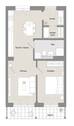 Grundriss Obergeschoss - Wohnung Nr. 6 - 2 Zimmer Etagenwohnung in Mittenwald