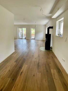 Essbereich UG und Holzofen - 