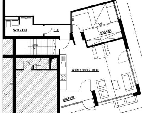EG - 2,5 Zimmer - 