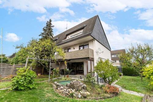 Hausansicht vom Garten - 6 Zimmer Reihenendhaus zum Kaufen in Heusenstamm