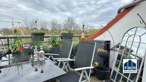 Loggia im Dachgeschoss - 