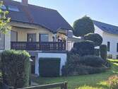 Gartenansicht - Haus mit ELW. in Wü-Lengfeld - 590.000,00 EUR Kaufpreis, ca.  160,00 m² Wohnfläche