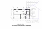 Grundriss Haus 2 Erdgeschoss - 