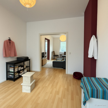 Wohn- und Arbeitszimmer - 