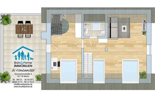 DG mit Dachterrasse - 