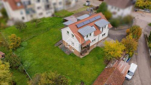 Ansicht oben - 6 Zimmer Mehrfamilienhaus, Wohnhaus in Gaildorf / Eutendorf