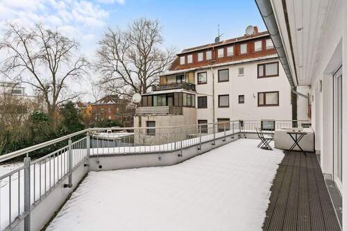 Obergeschosswohnung: Dachterrasse 33,11m² - 