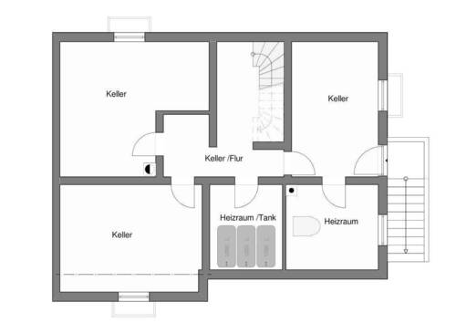 Kellergeschoss zur Orientierung - 