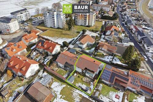 Luftaufnahme - 1 Zimmer Mehrfamilienhaus, Wohnhaus in Wangen im Allgäu