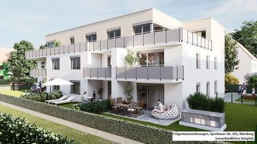 Visualisierung, unverbindliches Beispiel 2.jpg - Etagenwohnung mit 81,30 m² in Nürnberg zum Kaufen
