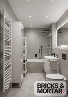 KI gennerierter Einrichtungsvorschlag - 2 Zimmer Etagenwohnung in Leipheim