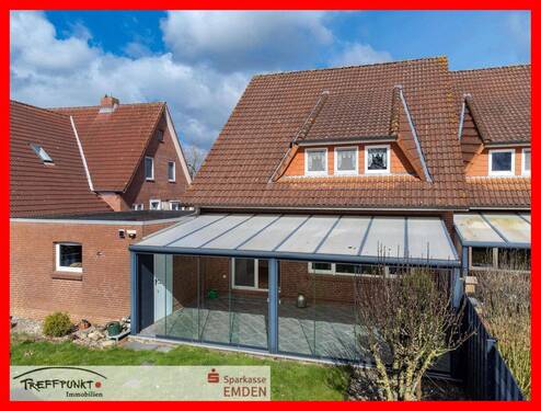 Gartenansicht - Mehrfamilienhaus, Wohnhaus mit 123,10 m&sup2; in Emden zum Kaufen