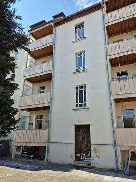 Hausansicht hofseitig - 2 Zimmer Etagenwohnung zur Miete in Leipzig