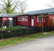 Holzhaus, Dauer-Wohnen oder Wochenendhaus auf Campingplatz - Tespe