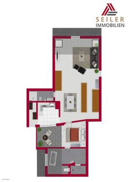 Maisonettewohnung - 