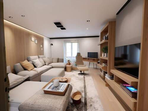 Wohnbereich Visualisiert - Smart, zentral, zukunftssicher - kleine Wohnung mit großem Mehrwert!