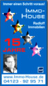 15 Jahre IMMO - HOUSE IMMOBILIEN - 